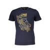 Cavalli Class Blue Cotton Men T-Shirt