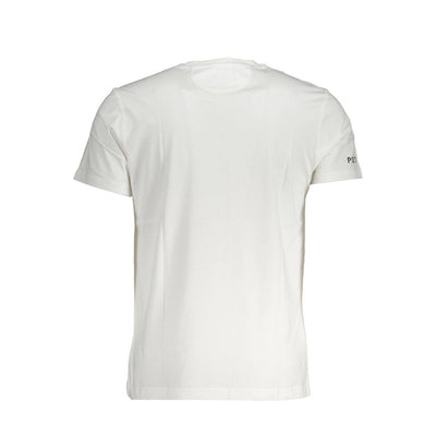 La Martina Bianco Cotton Men T-Shirt