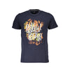 Cavalli Class Blue Cotton Men T-Shirt