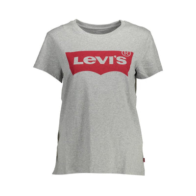 Levi's Brown Cotton Women T-Shirt