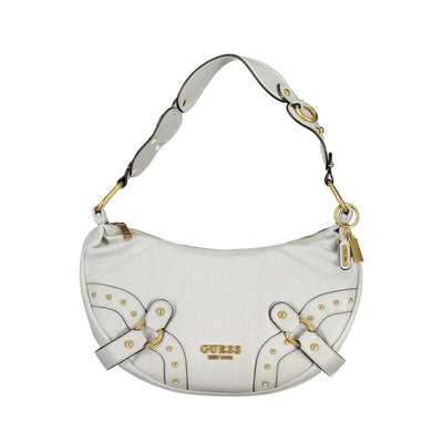 Guess Jeans Grigio Polyurethane Women Shoulder Bag