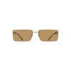 Calvin Klein Beige Metal Women Sunglass