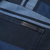 Dolce & Gabbana Blue Striped Cotton Stretch Denim Jeans