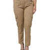 Dolce & Gabbana Brown Cotton Cargo Tapered Pants