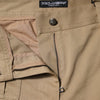 Dolce & Gabbana Brown Cotton Cargo Tapered Pants