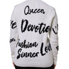 Dolce & Gabbana White Wool Knit Crew Neck Pullover Sweater