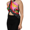 Dolce & Gabbana Multicolor Halter Party Evening Cropped Top