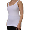 Dolce & Gabbana White Cotton Round Neck Sleeveless Tank Top