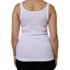 Dolce & Gabbana White Cotton Round Neck Sleeveless Tank Top