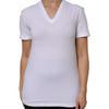 Dolce & Gabbana White Cotton Short Sleeves V-Neck Top T-shirt