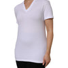Dolce & Gabbana White Cotton Short Sleeves V-Neck Top T-shirt