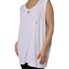 Dolce & Gabbana White Cotton Sleeveless Round Neck Tank Top