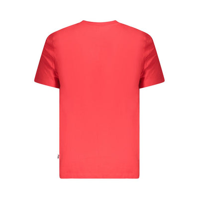 Fila Red Cotton Men T-Shirt