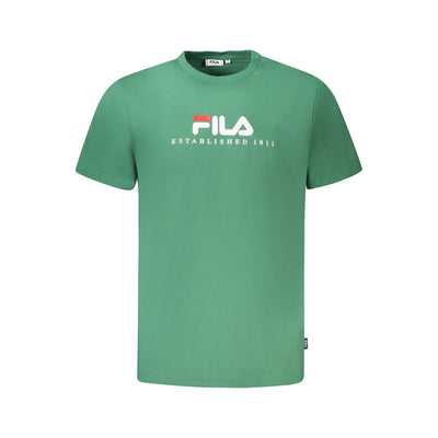 Fila Verde Cotton Unisex T-Shirt
