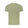 Cavalli Class Green Cotton Men T-Shirt