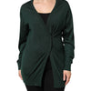 Dolce & Gabbana Dark Green Cashmere Silk Cardigan Sweater