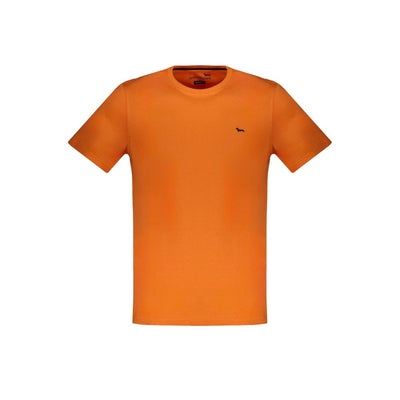 Harmont & Blaine Arancione Cotton Men T-Shirt