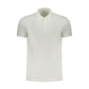 Calvin Klein White Cotton Mens Polo Shirt