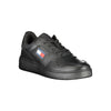 Tommy Hilfiger Black Leather Men's Sneaker