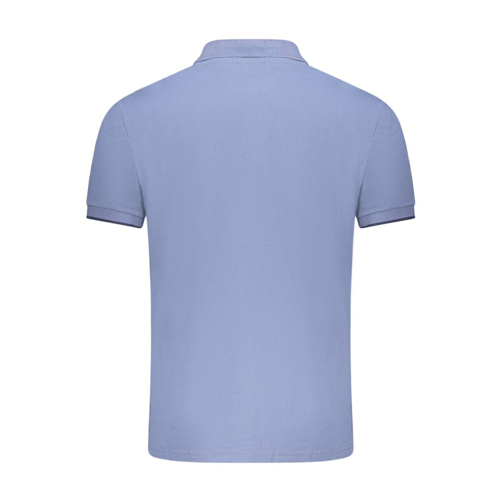 North Sails Blue Cotton Men Polo Shirt