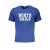North Sails Blu Cotton Men T-Shirt
