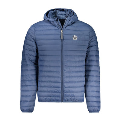 North Sails Blue Polyamide Men Jacket