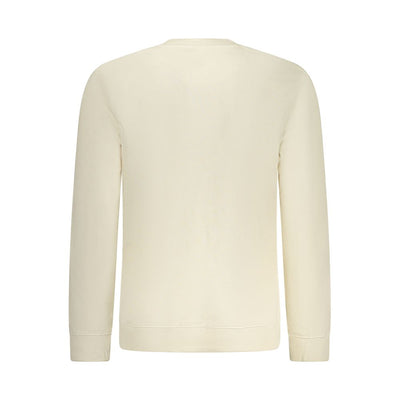 Lee Beige Cotton Men Sweatshirt