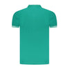 Cavalli Class Green Cotton Men Polo Shirt