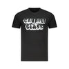 Cavalli Class Black Cotton Men T-Shirt