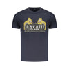 Cavalli Class Blue Cotton Men T-Shirt