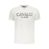 Cavalli Class Bianco Cotton Men T-Shirt