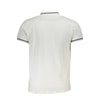 Cavalli Class White Cotton Men Polo Shirt