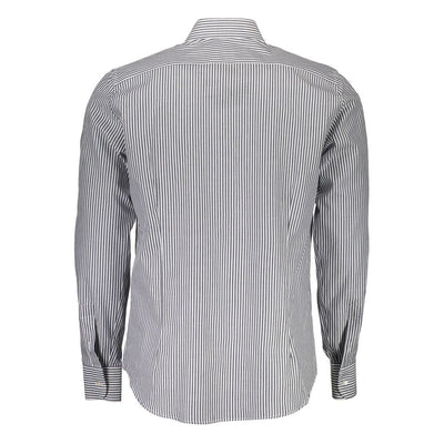 La Martina Blu Cotton Men Shirt