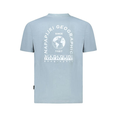 Napapijri Grigio Cotton Men T-Shirt