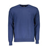 La Martina Blue Cotton Men's Sweater