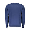 La Martina Blue Cotton Men's Sweater