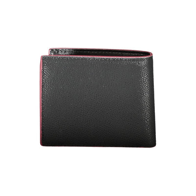 Tommy Hilfiger Black Leather Men Wallet