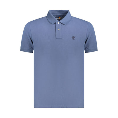 Timberland Blue Cotton Men Polo