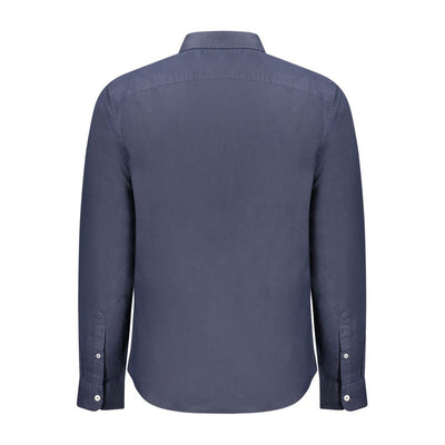 Timberland Blue Linen Men Shirt