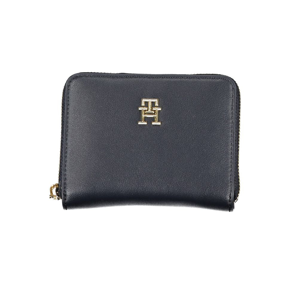 Tommy Hilfiger Blue Polyurethane Women Wallet