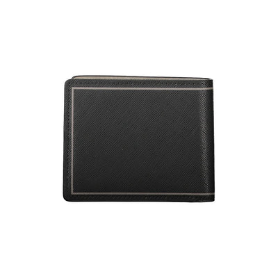 Tommy Hilfiger Black Leather Men Wallet