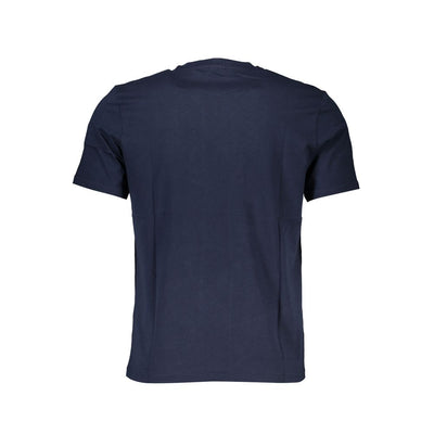 North Sails Blu Cotton Men T-Shirt