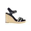Tommy Hilfiger Blue Leather Women's Wedge Sandal