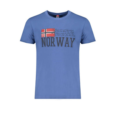 Norway 1963 Blu Cotton Mens T-Shirt