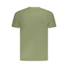 Cavalli Class Green Cotton Men T-Shirt