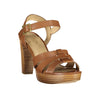 Ralph Lauren Marrone Leather Women Sandal