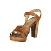 Ralph Lauren Marrone Leather Women Sandal