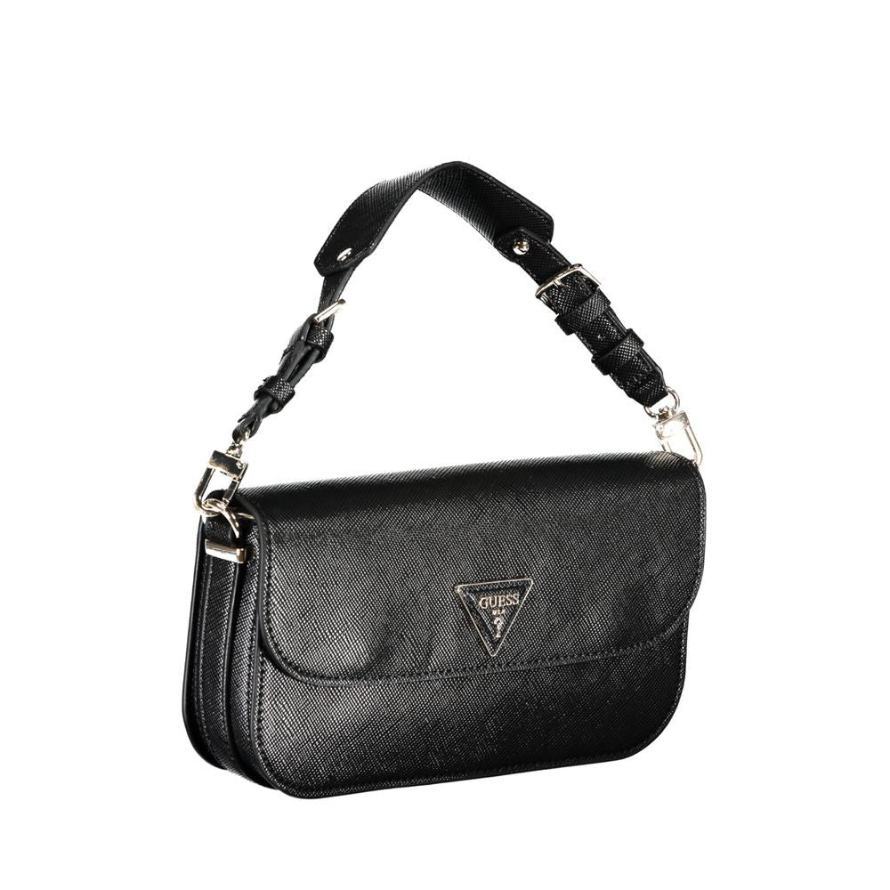 Guess Jeans – Schwarze Polyethylen-Handtasche