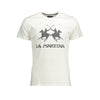 La Martina Bianco Cotton Men T-Shirt