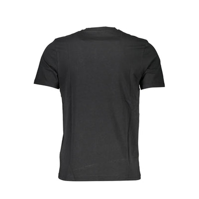 North Sails Black Cotton Men T-Shirt